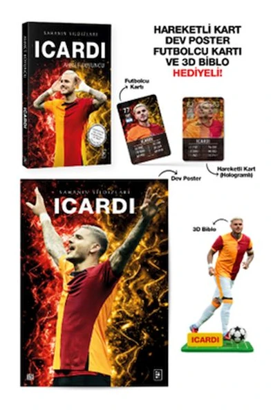 Icardi - Sahanın Yıldızları - 3D Biblo Hediyeli! ürün görseli 1