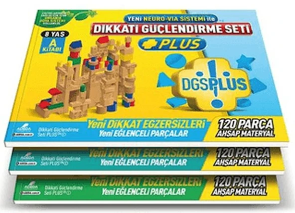 Dikkati Güçlendirme Seti Plus 8 Yaş Kitap ürün görseli 1