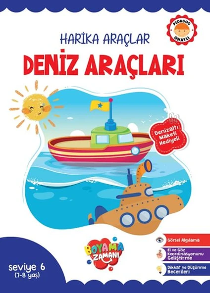 Harika Araçlar – Deniz Araçları Seviye 6 (7-8 Yaş) ürün görseli 1