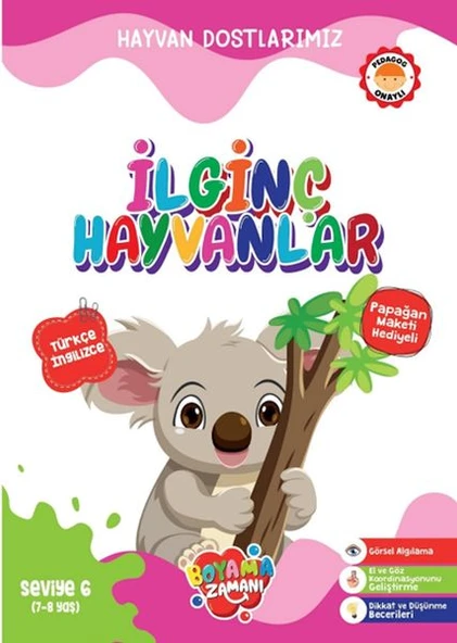 Hayvan Dostlarımız -  İlginç Hayvanlar Seviye 6 (7-8 Yaş) ürün görseli 1
