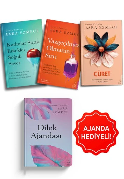 Esra Ezmeci İlişkiler Seti 3 Kitap Dilek Ajanda Hediyeli ürün görseli 1
