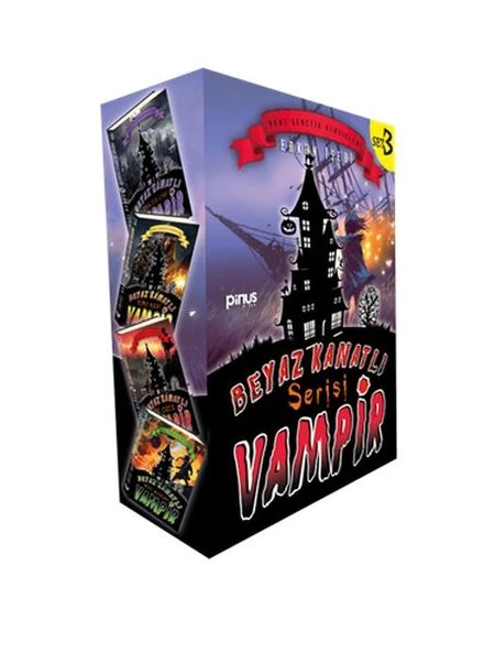 Beyaz Kanatlı Vampir Set – 3 ürün görseli 1