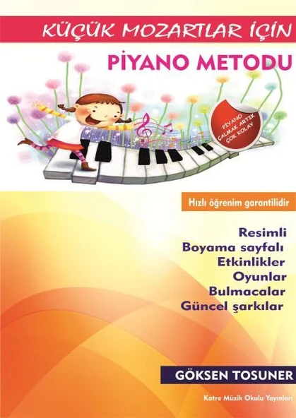 Küçük Mozartlar İçin Piyano Metodu ürün görseli 1