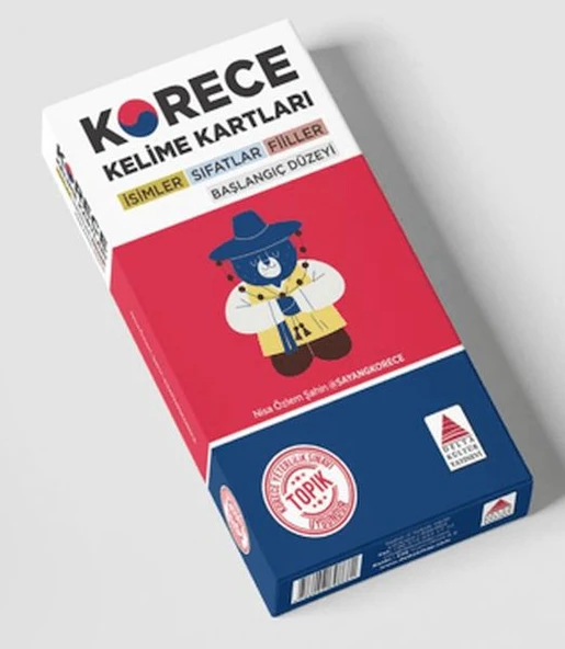 Korece Kelime Kartları (İsimler, Sıfatlar, Fiiller) ürün görseli 1