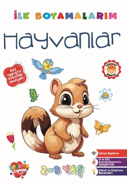 İlk Boyamalarım -Hayvanlar ürün görseli 1