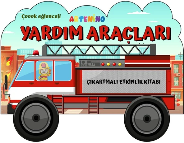 Taşıtlar Serisi - Yardım Araçları Çıkartmalı Etkinlik Kitabı ürün görseli 1