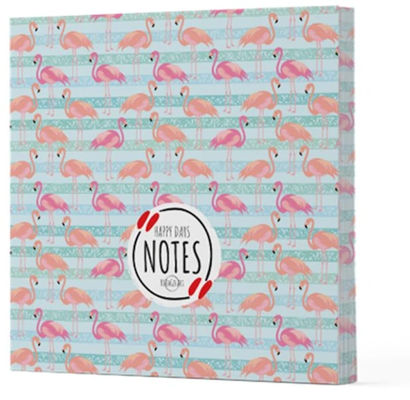 Flamingo 1 - Çizgisiz Yan Boyamalı Defter ürün görseli 1