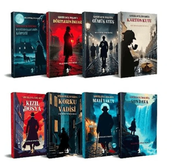 Sherlock Holmes Seti (8 Kitap Takım) ürün görseli 1