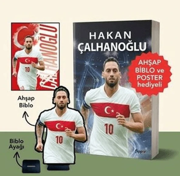 Hakan Çalhanoğlu - Ahşap Biblo ve Poster Hediyeli! ürün görseli 1