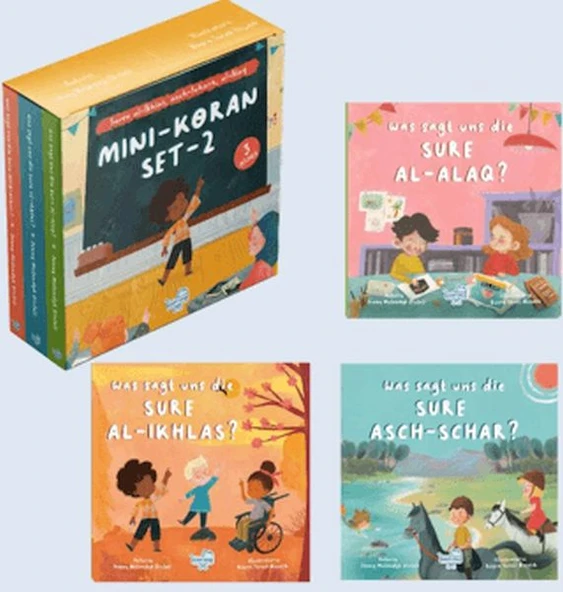 Mini Koran Set-2 Almanca Mini Meal Seti 2 (3 Kitap) ürün görseli 1