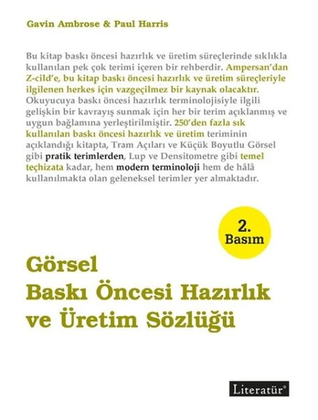 Görsel Baskı Öncesi Hazırlık ve Üretim Sözlüğü ürün görseli 1