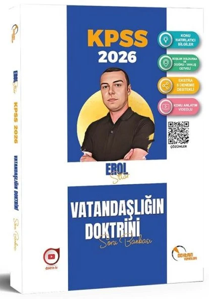 Doktrin 2026 KPSS Vatandaşlık Vatandaşlığın Doktrini Soru Bankası Çözümlü ürün görseli 1