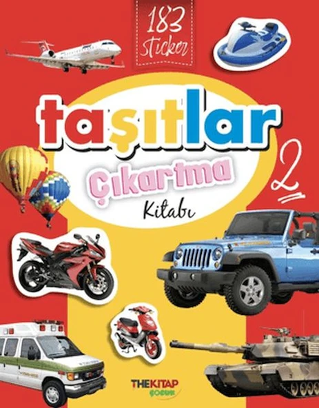 Taşıtlar Çıkartma Kitabı - 2 ürün görseli 1