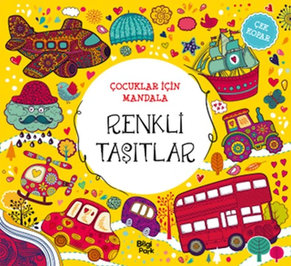 Çocuklar İçin Mandala - Renkli Taşıtlar ürün görseli 1