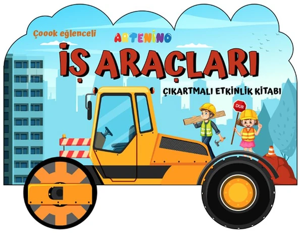 Taşıtlar Serisi - İş Araçları Çıkartmalı Etkinlik Kitabı ürün görseli 1