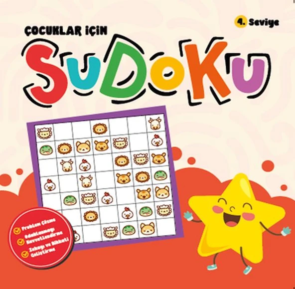Çocuklar İçin Sudoku 4.Seviye ürün görseli 1