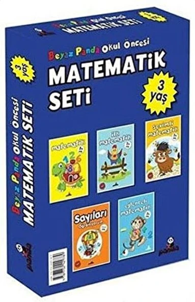 Okul Öncesi 3 Yaş Matematik Seti (5 Kitap) ürün görseli 1
