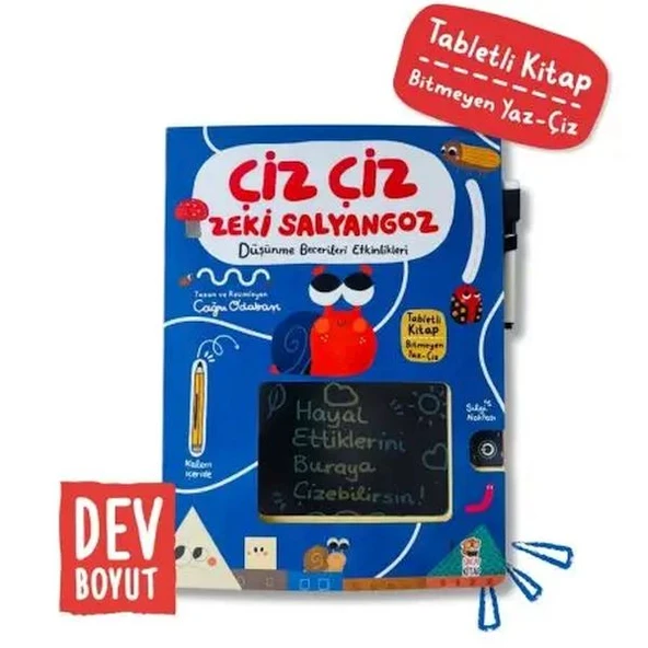 Çiz Çiz Zeki Salyangoz - Düşünme Becerileri Etkinlikleri ürün görseli 1
