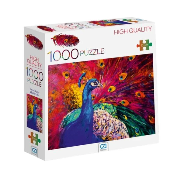 Tavus Kuşu Puzzle 1000 ürün görseli 1