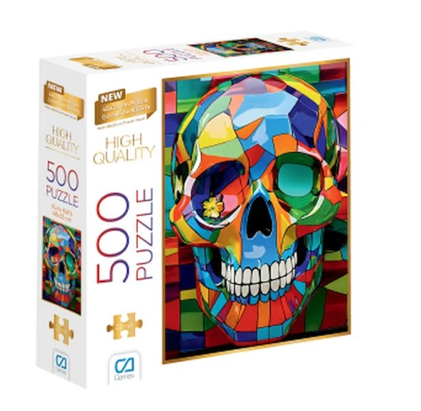 Renkli Kuru Kafa Puzzle 500 ürün görseli 1