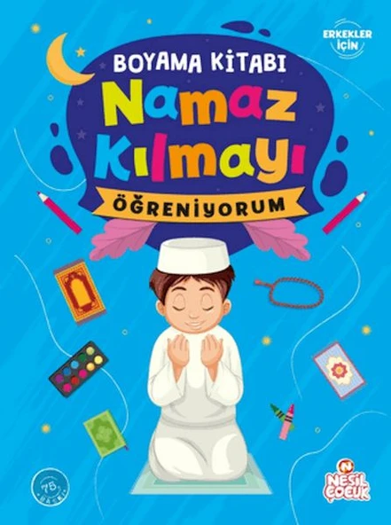 Namaz Kılmayı Öğreniyorum Erkek - Boyama ürün görseli 1