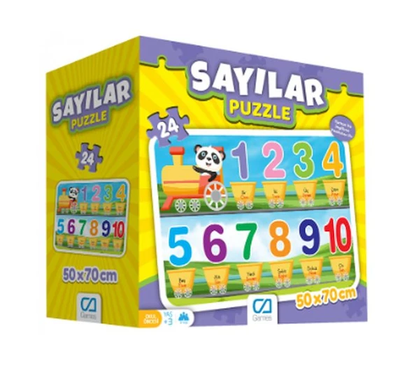 Sayılar Yer Puzzle ürün görseli 1
