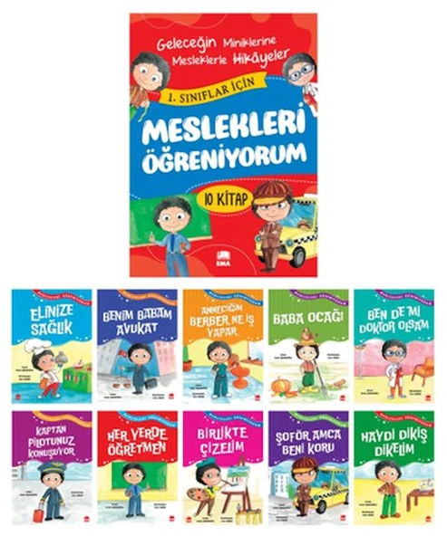 Meslekleri Öğreniyorum (10 Kitap) ürün görseli 1