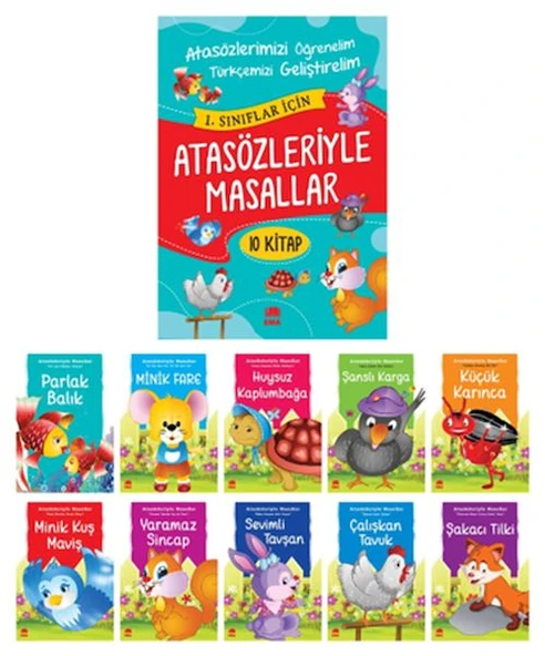 Atasözleriyle Masallar (10 Kitap) ürün görseli 1