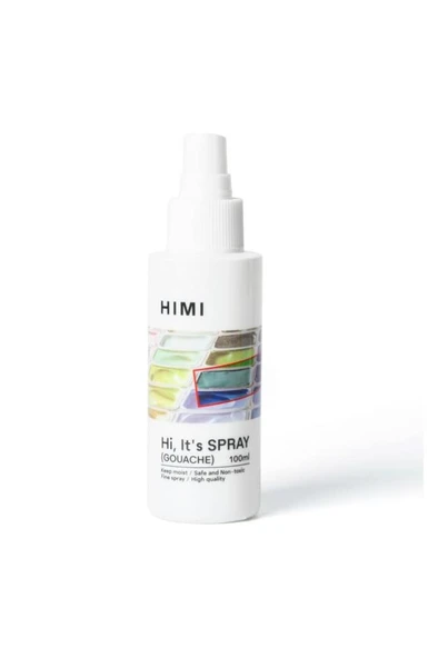 HIMI Spray Gouache Activator 100 ml (Boyayı nemli tutar, yeniden aktive eder ve bakteri oluşumunu önler ürün görseli 1