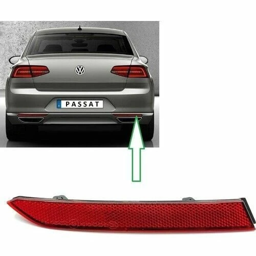 VOLKSWAGEN PASSAT SAĞ ARKA TAMPON REFLEKTÖRÜ SIFIR ORJİNAL 3G0945106C ürün görseli 1