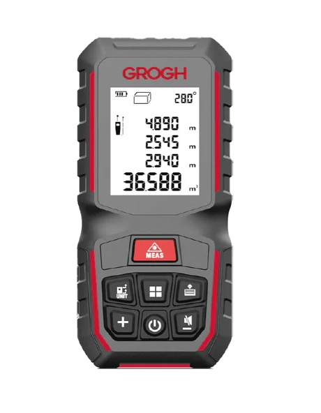 Grogh GRD1714 Lazer Metre 100 Metre Dijital Mesafe Ölçer ürün görseli 1