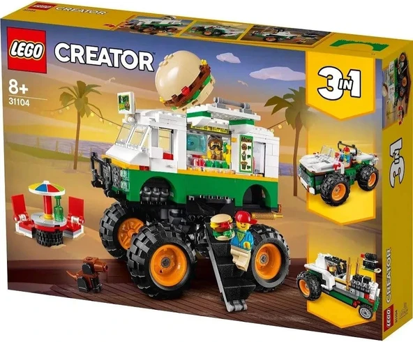 LEGO  31104 Creator 3in1 Monster Burger Truck ürün görseli 1