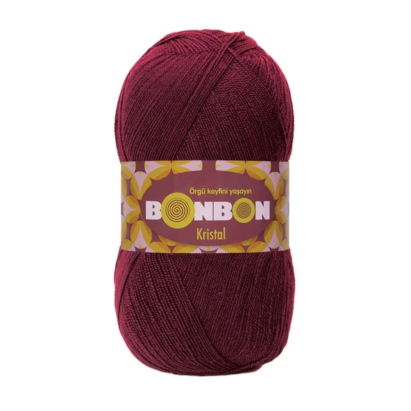 Nako Bonbon Kristal Bordo 98220 (5 Adet) ürün görseli 1