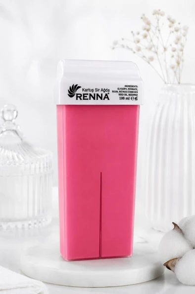 Renna Profesyonel Kartuş Sir Ağda 100 Ml Pudralı Pembe ürün görseli 1