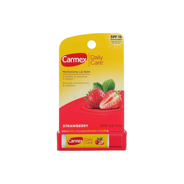 Carmex Daily Care Nemlendirici Dudak Balmı Çilek 4.25 g ürün görseli 1