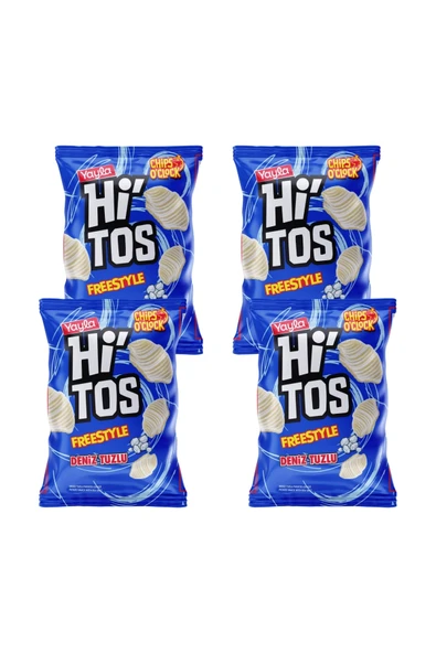Yayla Hi'tos Freestyle Deniz Tuzlu Patates Çerezi 60 g x4 ürün görseli 1