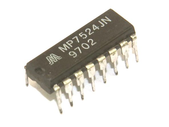 MP7524JN 8-Bit Cmos Digital to Analog Converter Entegresi DIP16 ürün görseli 1