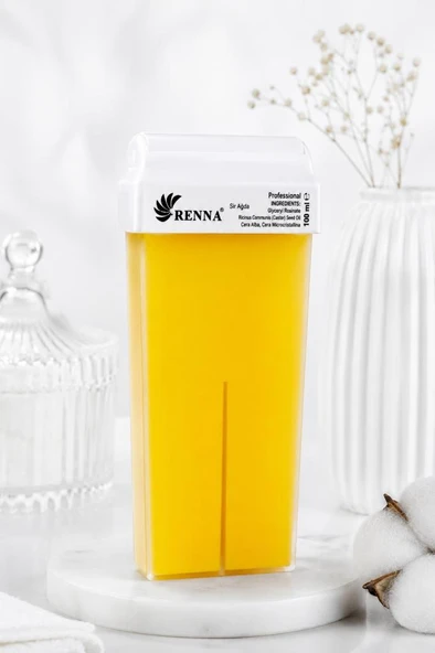 Renna Profesyonel Kartuş Sir Ağda 100 Ml Bitkisel Naturel Sarı ürün görseli 1