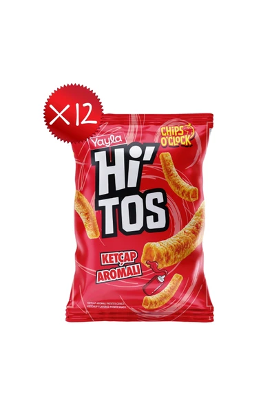 Yayla Hi'tos Ketçap Aromalı Patates Çerezi 100 g x12 ürün görseli 1
