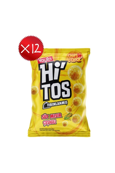 Yayla Hi'tos Süt Mısır Çeşnili Mısır Çerezi 100 g x12 ürün görseli 1