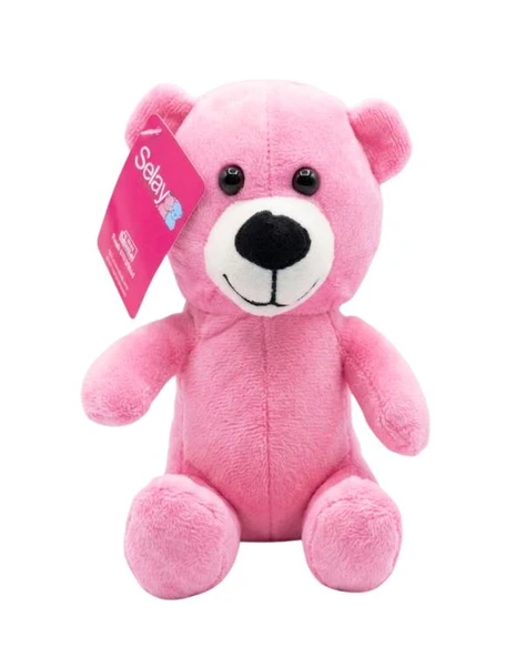Selay Toys Pelüş Minik Pembe Ayıcık 15 cm 3338 ürün görseli 1