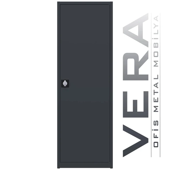 Çelik Dosya Dolabı Metal Dolap Ofis Dolapları Arşiv,Garaj,Bahçe,Kiler,Balkon 50X60X180 Antrasit ürün görseli 1
