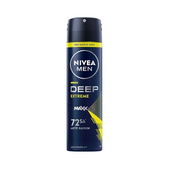 Nivea Men Deep Extreme 72sa Deodorant Spray 150 ml ürün görseli 1
