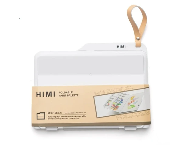HIMI Foldable Paint Mixing Palette 20×15 cm - Resim 3