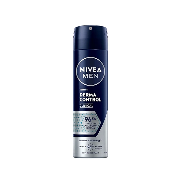 Nivea Men Derma Control Clinical 96sa Deodorant Spray 150 ml ürün görseli 1