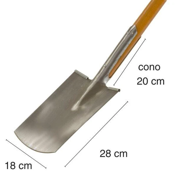 Handy 20895T 95 Cm Çelik Kare Bel Küreği - Resim 2