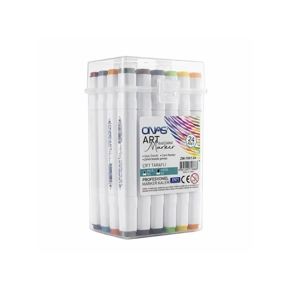 Onas Art Çift Taraflı Marker Çantalı ZW-7001-36'Lı ürün görseli 1