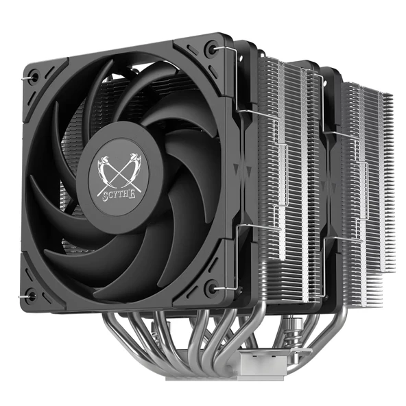 Scythe Magoroku İkiz Kule Dual fan CPU Hava Soğutucu, Intel LGA1700, LGA1151, AMD AM5, AM4 Desteği, 120mm, SCMR-1000 ürün görseli 1
