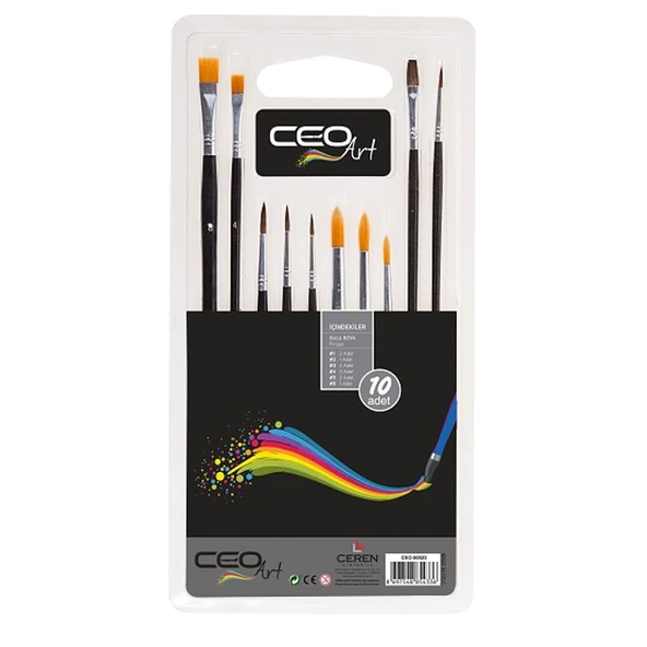Ceo Art Fırça Seti 10 Lu 1576 CEO00023 ürün görseli 1