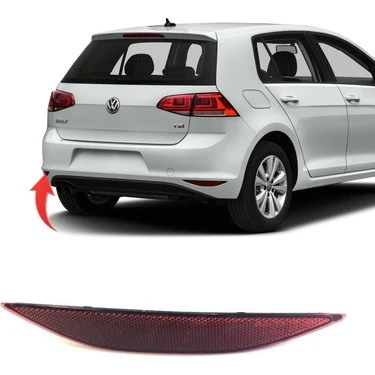 Vw Golf 7 5G0945105A Tampon Reflektörü L Karartılmış ürün görseli 1